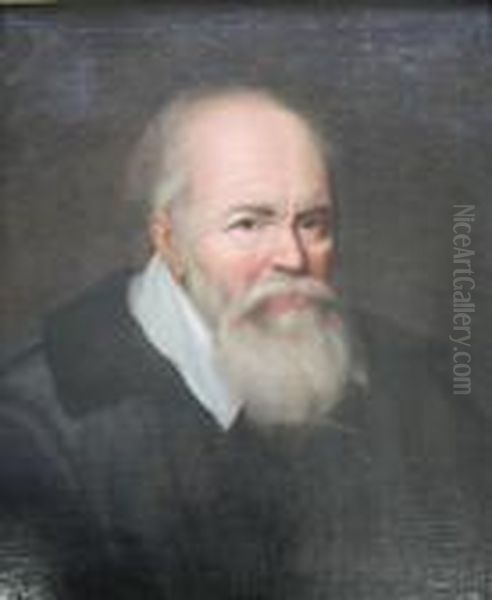 Portrait Of A Gentleman Oil Painting by Michiel Jansz. Van Miereveldt