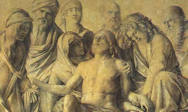 The Lamentation over the Body of Christ c. 1500 Oil Painting by Giovanni Bellini