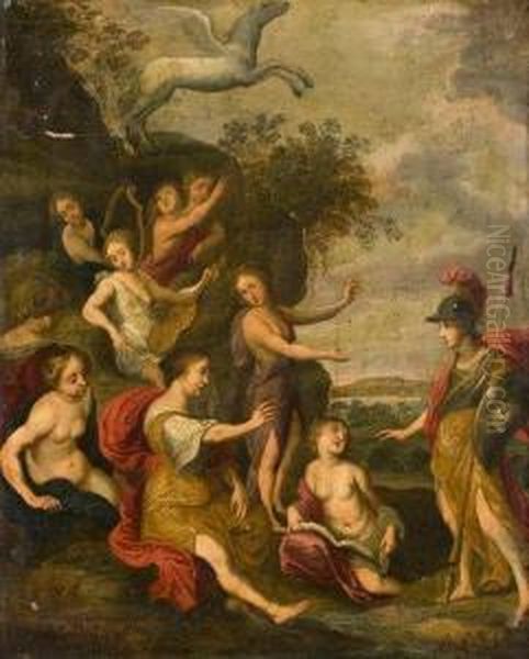 Apollon Et Les Muses Oil Painting by Jan van Neck