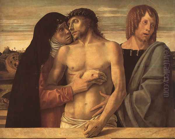 Pietà 2 Oil Painting by Giovanni Bellini