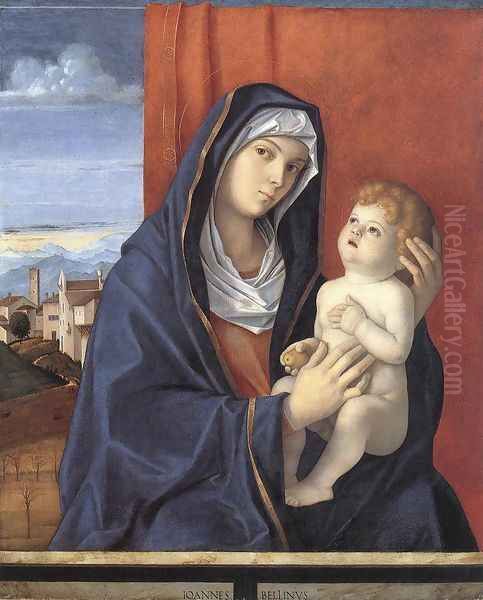 Madonna and Child 1485-90 Oil Painting by Giovanni Bellini