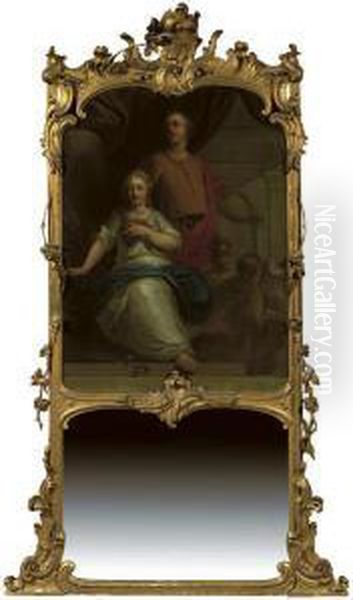 Daniel Proving Susanna's Innocence Oil Painting by Dionys Van Nijmegen