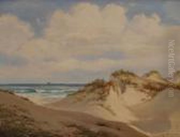 Cape Cod Dunes. Oil Painting by Chester K. Van Nortwick