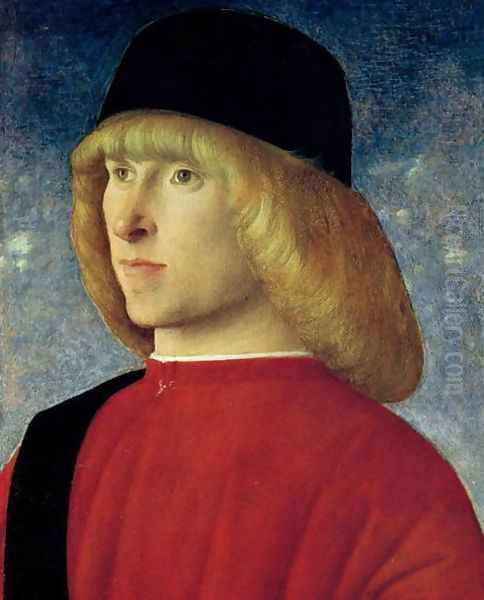 Portrait of a Young Senator 1485-90 Oil Painting by Giovanni Bellini