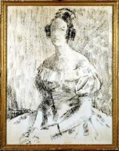 [portrait De Jeune Femme] Oil Painting by Constant, Stan Van Offel