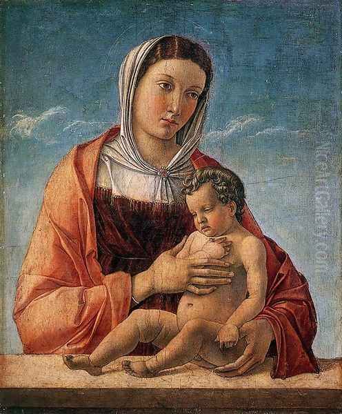 Madonna with the Child 1460-64 Oil Painting by Giovanni Bellini