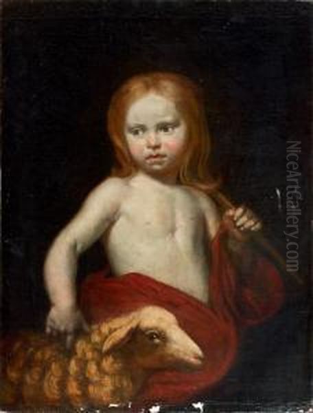 Saint Jean-baptiste Enfant Oil Painting by Jacob Cornelisz Van Oostsanen