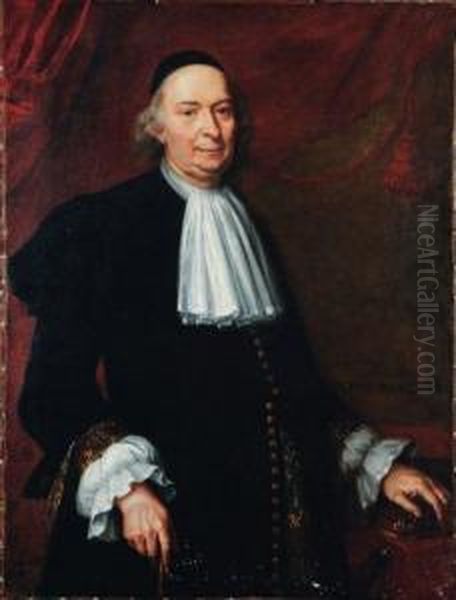 Portrait D'un Homme De Loi Toile Oil Painting by Jacob Cornelisz Van Oostsanen