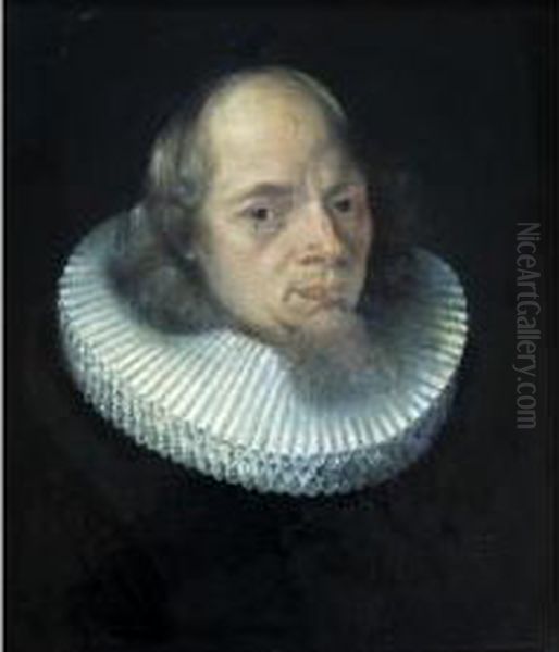 Portrait Of A Gentleman Oil Painting by Jacob Ii Van Oost