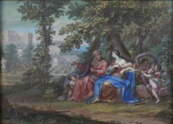 Vertumne Et Pomone Ou Allegorie Du Printemps Oil Painting by Richard van Orley