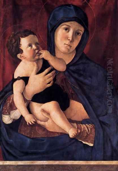 Madonna and Child 3 Oil Painting by Giovanni Bellini