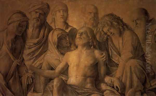 The Lamentation over the Body of Christ Oil Painting by Giovanni Bellini