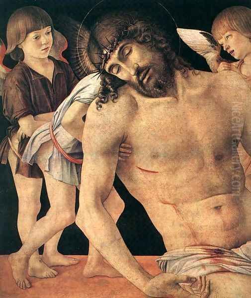 Pieta (detail) Oil Painting by Giovanni Bellini