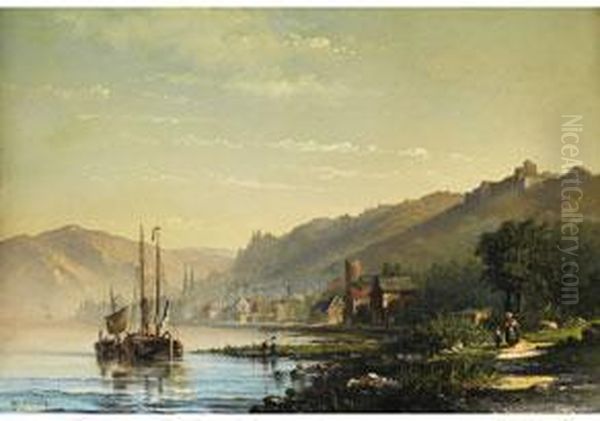 Am Genfer See Oil Painting by Marinus van Raden