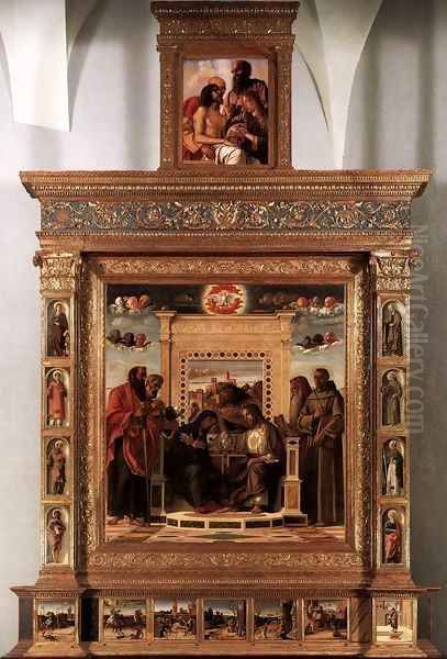 Pesaro Altarpiece 2 Oil Painting by Giovanni Bellini