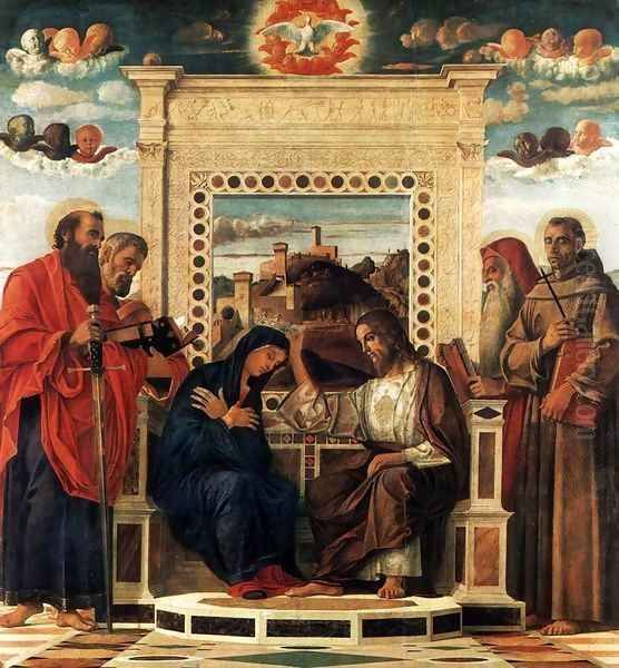 Pesaro Altarpiece Oil Painting by Giovanni Bellini