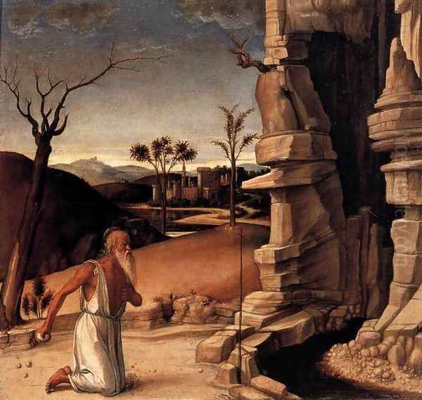 Pesaro Altarpiece (predella) 3 Oil Painting by Giovanni Bellini