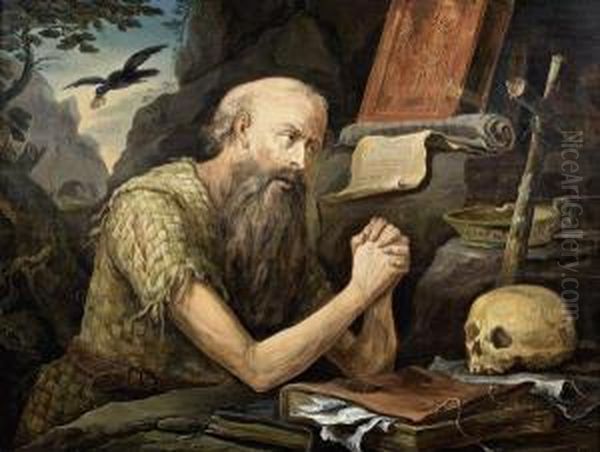 Saint Jerome Oil Painting by Marinus van Reymerswaele