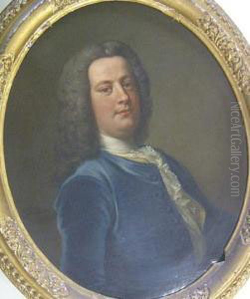 Portrait Of William Viscount Andover Oil Painting by Petrus Johannes Van Reyschoot