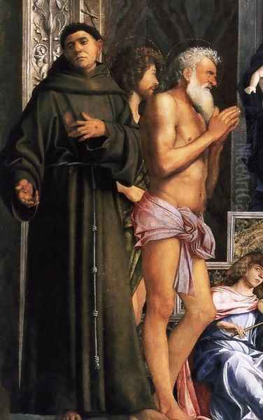 San Giobbe Altarpiece (detail) 3 Oil Painting by Giovanni Bellini