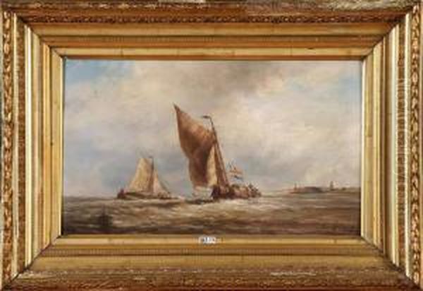 Marine Oil Painting by A.J. Van Rooyen