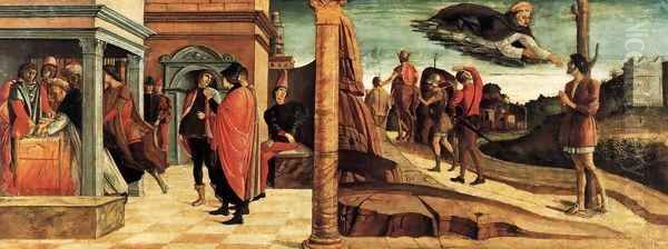 Polyptych of San Vincenzo Ferreri (predella) 3 Oil Painting by Giovanni Bellini