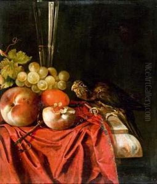 Naturemorte Oil Painting by Willem Frederik van Royen