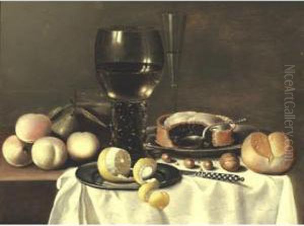 Still Life Oil Painting by Hans van Sant