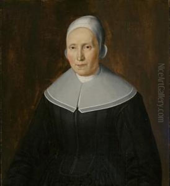 Portrait Of A Woman Oil Painting by Dirck Verhaert