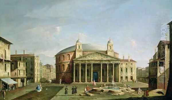 The Pantheon in Rome Oil Painting by Bernardo Bellotto