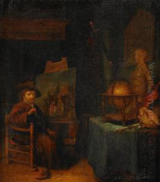 I Konstnarens Atelje Oil Painting by Jacob van Spreeuwen