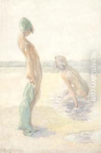 Bathers Oil Painting by Hendrik Van Steenwijk