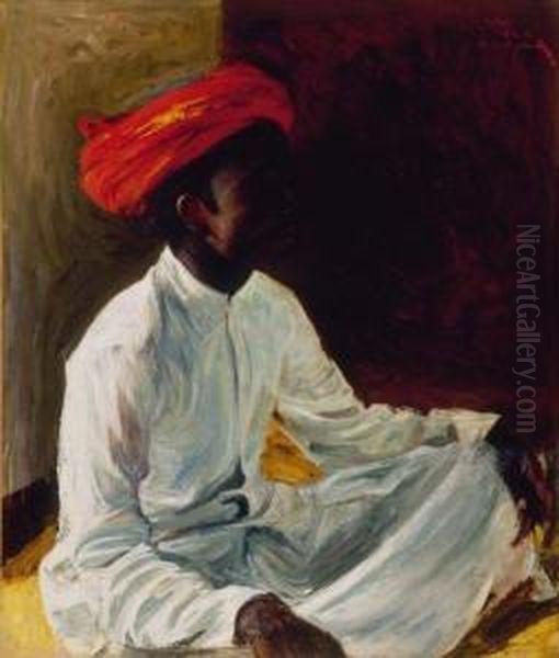 My Boy, 
India Oil Painting by Guillaume Van Strydonck