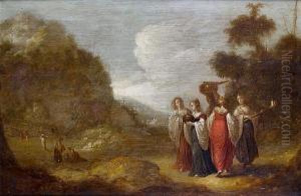 The Vestal Virgins Oil Painting by Rombout Van Troyen