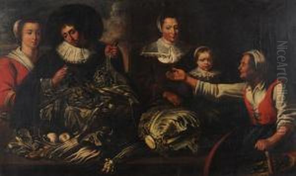 La Verduraia Oil Painting by Adriaen van Utrecht