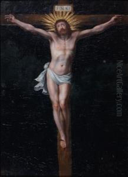 Crucifixion Oil Painting by Otto van Veen