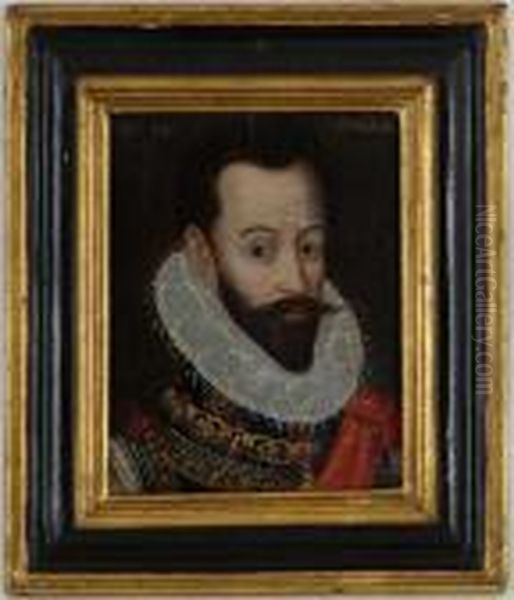 Portrait D'alessandro Farnese, Duc De Parme Oil Painting by Otto van Veen