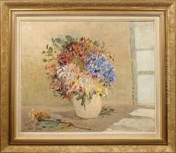 Vaso Di Fiori Oil Painting by Karel Van Vogelaer, Carlo Dei Fiori