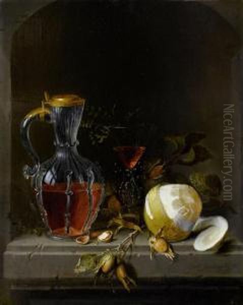 Still Life Oil Painting by Jacob van Walscapelle