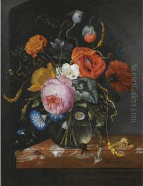 Still Life Oil Painting by Jacob van Walscapelle