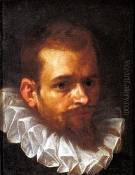 Ritratto Di Un Nobile Oil Painting by Jeremias van Winghen or Wingen