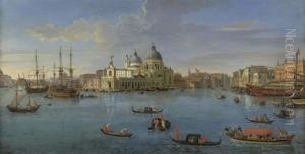 Wittel, Called Vanvitelli View Of The Bacino Di San Marco, Venice Oil Painting by (circle of) Wittel, Gaspar van (Vanvitelli)