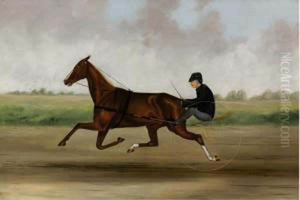 A Brisk Ride Oil Painting by William Van Zandt