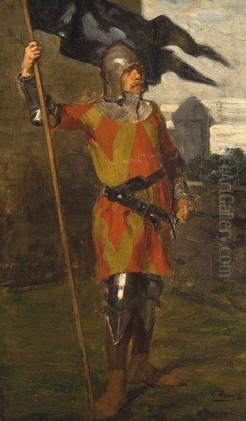 Soldat De Garde Oil Painting by Gustave Vanaise