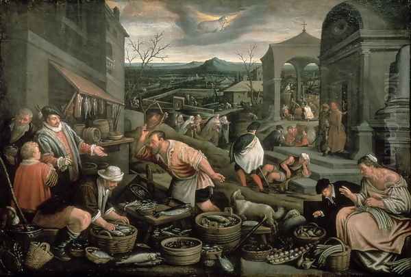 April Oil Painting by Leandro Bassano