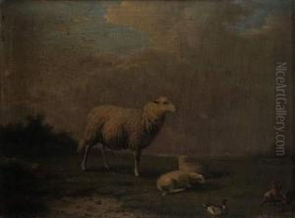 Le Mouton Oil Painting by Francis Vandeverdouch