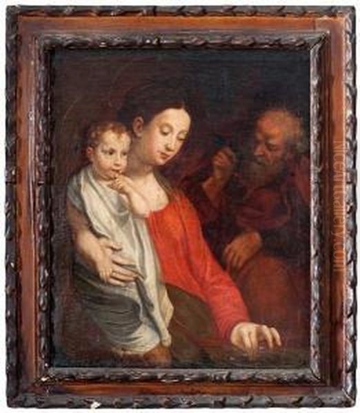 Sacra Famiglia Oil Painting by Francesco Vanni