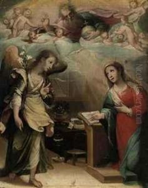 The Annunciation Oil Painting by Francesco Vanni