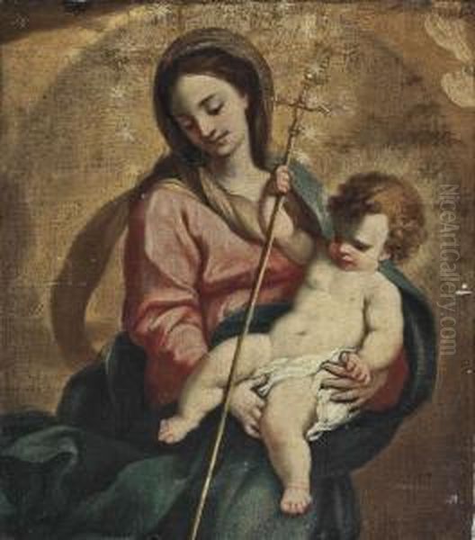 The Madonna And Child Oil Painting by Giovanni Battista Vanni