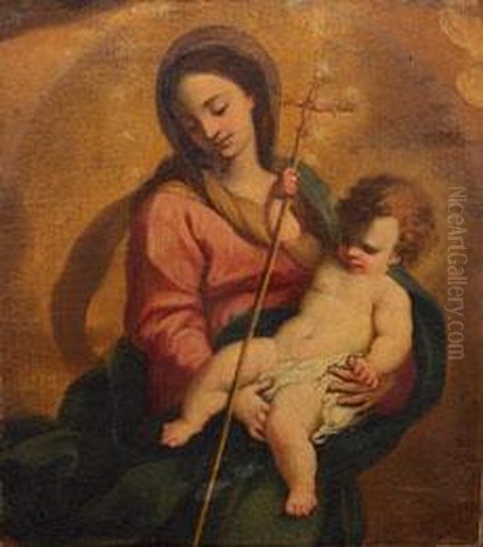 Hl. Maria Mit Demjesuskind Oil Painting by Giovanni Battista Vanni